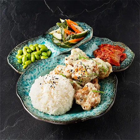 Wasabi Mayo Chicken Bowl - Korean Fried Chicken Nieuwegein